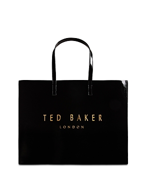 Ted Baker Crikon Crinkle East West Icon Tote In Black