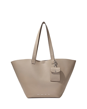 Shop Proenza Schouler White Label Large Bedford Tote In Clay/silver