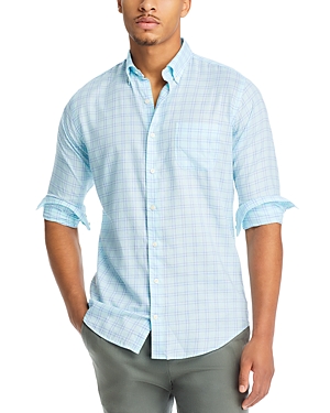 Peter Millar Crown Heron Long Sleeve Button Down Sport Shirt