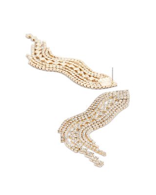 Crystal Tassel Earrings - Exclusive