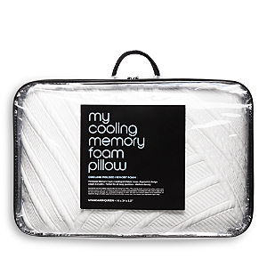 Bloomingdale's My Cooling Memory Foam Medium Pillow, Standard/queen - 100% Exclusive In White