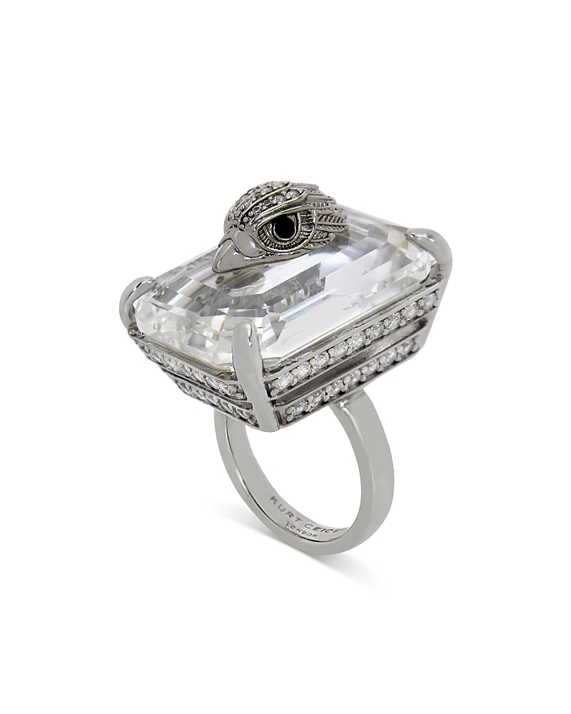 Kurt Geiger London Signature Stone Cocktail Ring