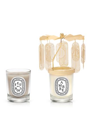 アロマキャンドル 3個セット AMBRE FEU DE BOIS SANTAL DIPTYQUE Ambre (Amber) & Feu de Bois (Firewood) Scented Candle