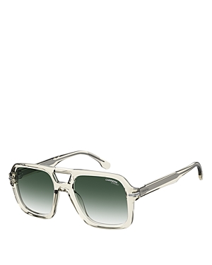 Carrera Square Aviator Sunglasses, 55mm In Yellow/green Gradient
