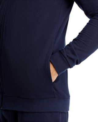 Ease Cotton Logo Print Full Zip Jacket