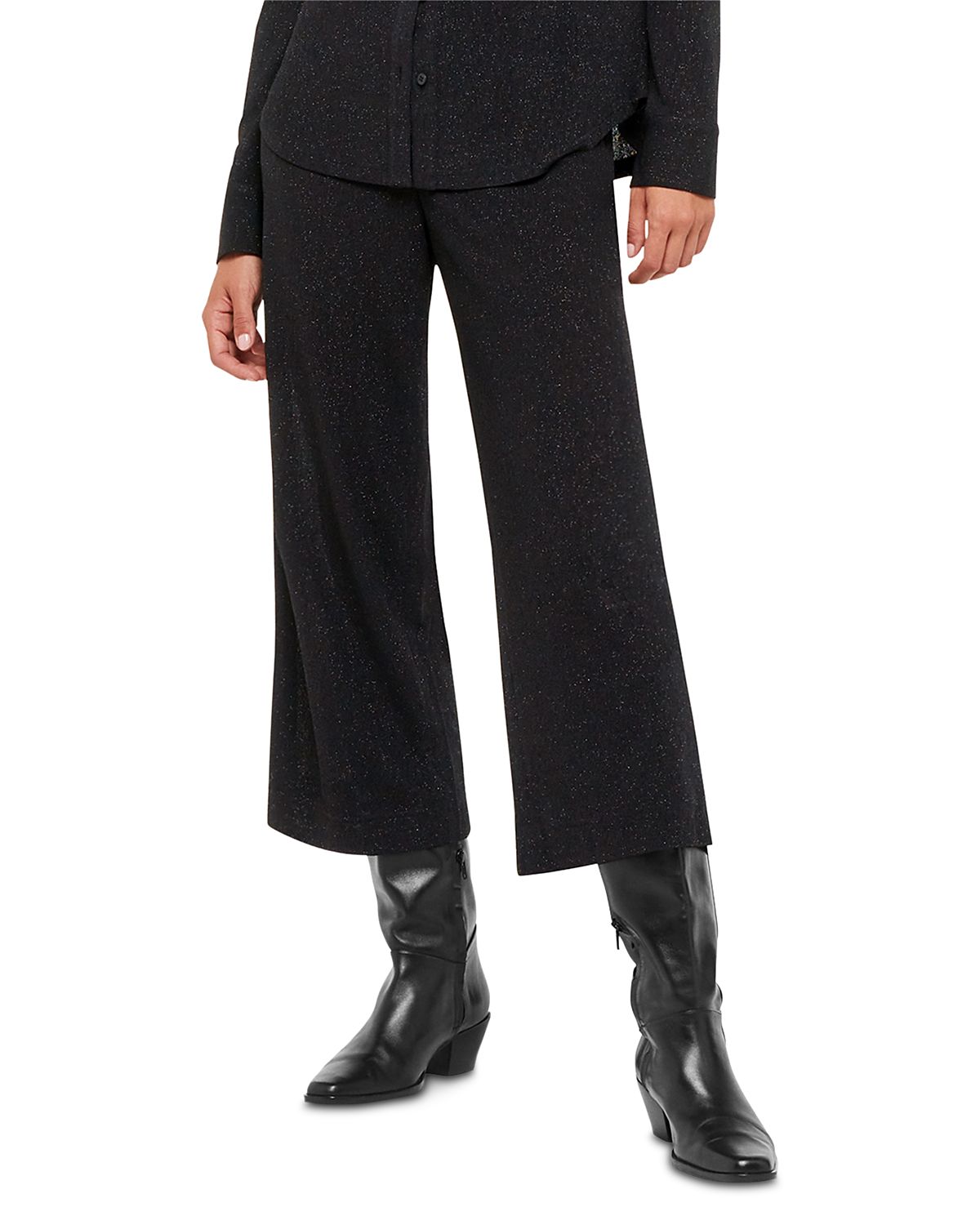 Whistles Eva Sparkle Cropped Pants