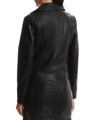 Bagatelle Faux Leather Biker Jacket | Bloomingdale's Women