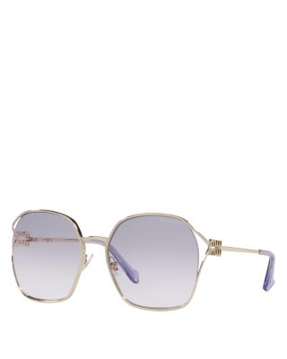 Miu Miu - Geometric Sunglasses, 60mm