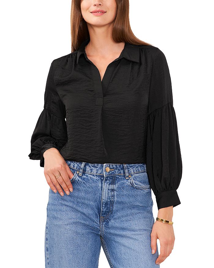 VINCE CAMUTO Balloon Sleeve Blouse Bloomingdale's