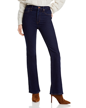 MADEWELL HIGH RISE SKINNY JEANS IN RINSE WASH