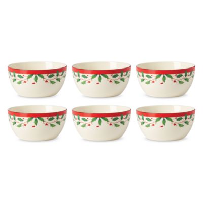 Lenox - Holiday Dessert Bowls, Set of 6