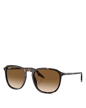 Shop Ray Ban Ray-ban Square Sunglasses, 52mm In Havana/brown Gradient