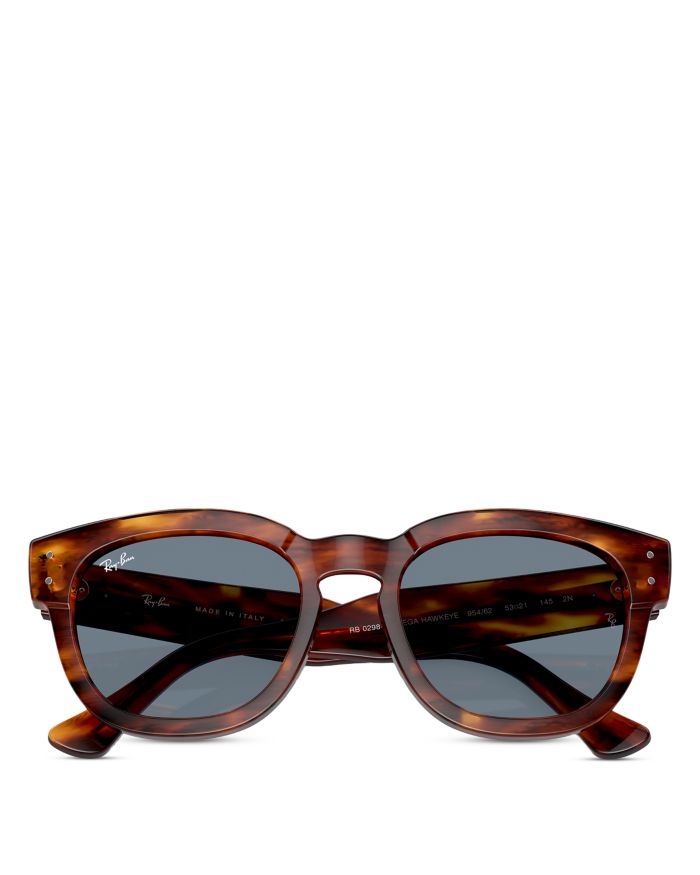 Mega Hawkeye Square Sunglasses, 53mm