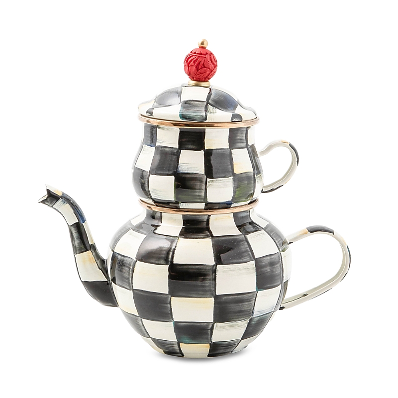Mackenzie-childs Courtly Check High Tea Set In Multi