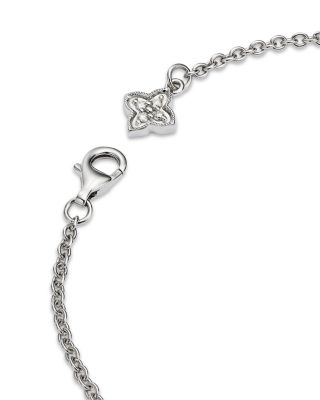 Diamond Clover Station Collection Bracelet in 14K Gold, 0.38 tcw