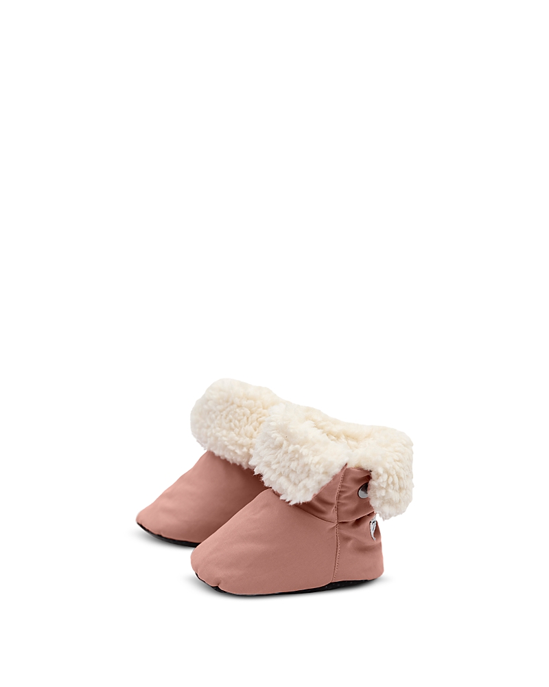 7am Enfant Unisex Benji Sherpa Booties - Baby In Rose Dawn