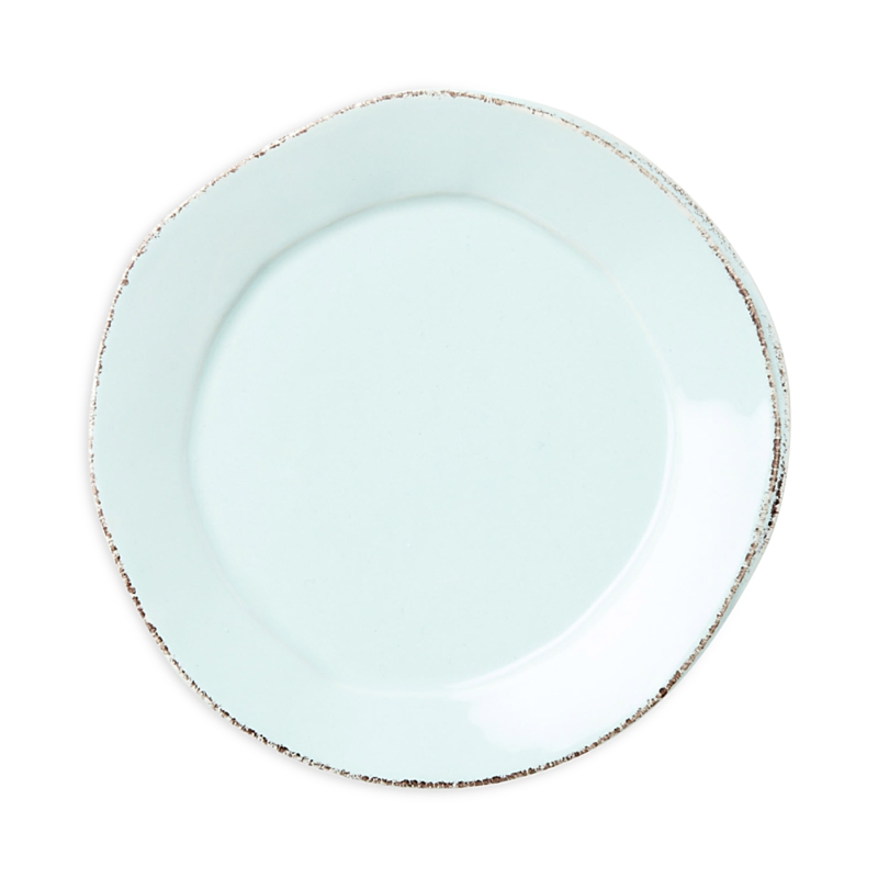 Vietri Lastra Aqua Canape Plate In Blue