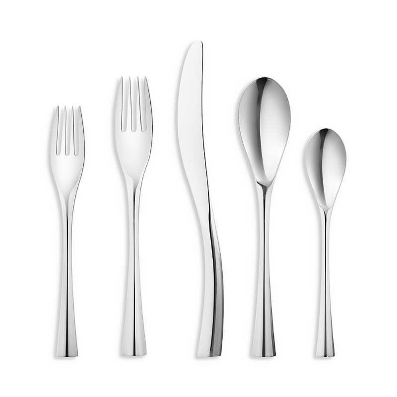 Georg Jensen Cobra 5-piece Flatware Place Setting In Silver