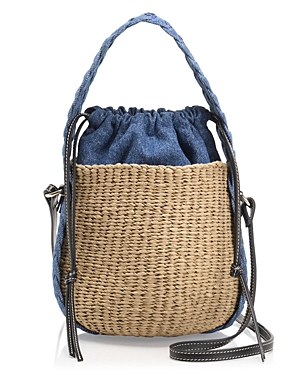 Chloe Woody Small Basket Drawstring Bag