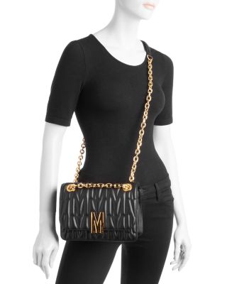 Quilted Monogram Leather Shoulder Bag