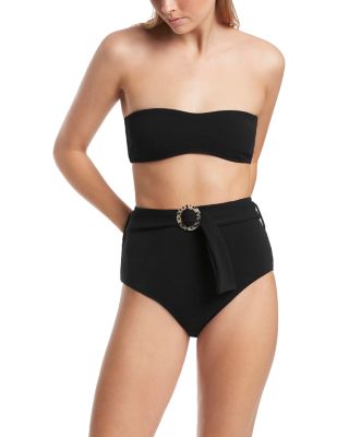 Isla Rib Bandeau Bikini Top