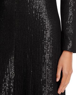 rosetta getty sequin dress Sequin Short Sleeve Maxi Dress