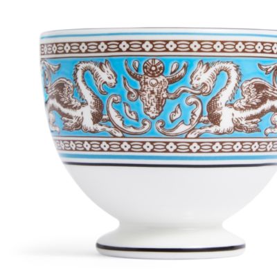 Florentine Turquoise Teacup & Saucer 4-Piece Set