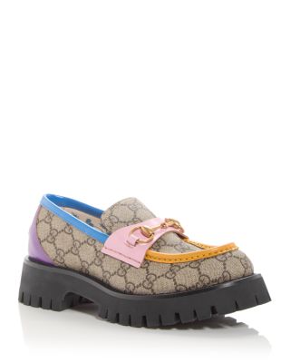 Gucci Women's Lug Sole Horsebit Loafers | Bloomingdale's