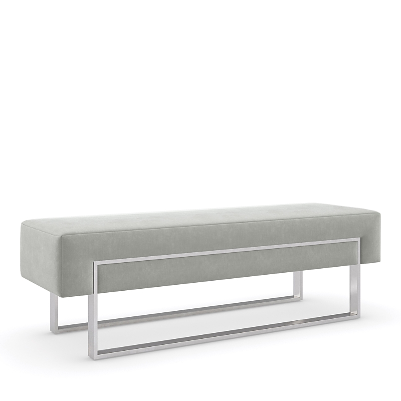 Caracole La Moda Bench In Gray