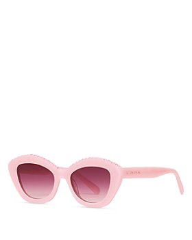 LoveShackFancy - Florentina Embellished Cat Eye Sunglasses, 53mm