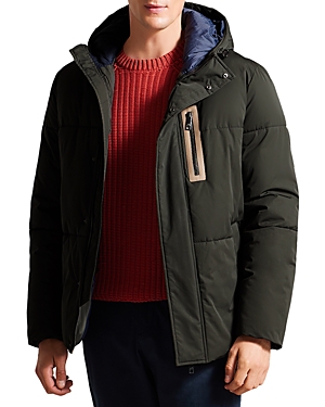 TED BAKER KINMONT QUILTED HOODED PUFFER JACKET