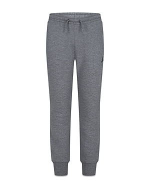 Shop Jordan Boys' Essentials Fleece Pants - Big Kid In Carbon Heather