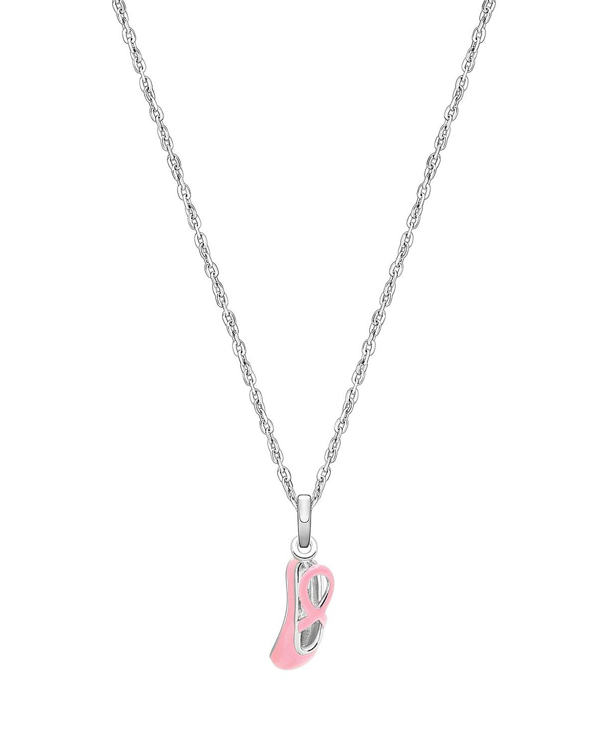 Tiny Blessings Girls' Sterling Silver Little Ballerina 13-14 Necklace - Little Kid, Big Kid