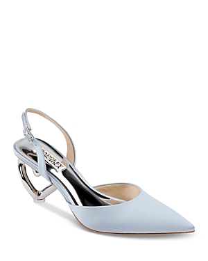 BADGLEY MISCHKA WOMEN'S LUCILLE POINTED TOE SLINGBACK PUMPS