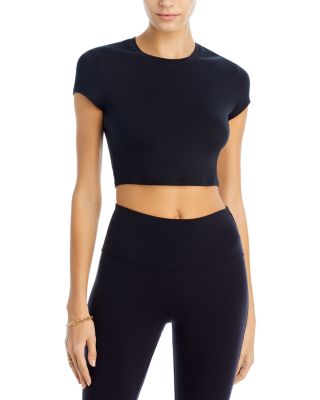 Alo Yoga - Crop Finesse Short Sleeve Tee