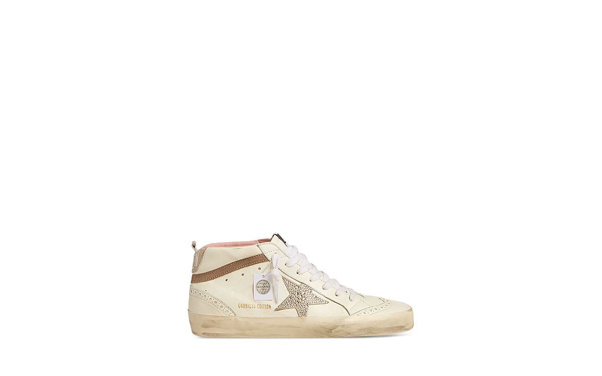 Golden Goose Women's Studded Star Mid Top Sneakers