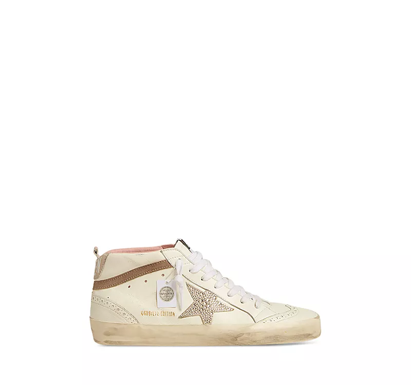 Golden Goose Women's Studded Star Mid Top Sneakers