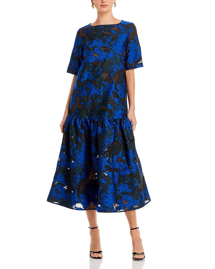 Misook Burnout Jacquard Woven Maxi Dress | Bloomingdale's