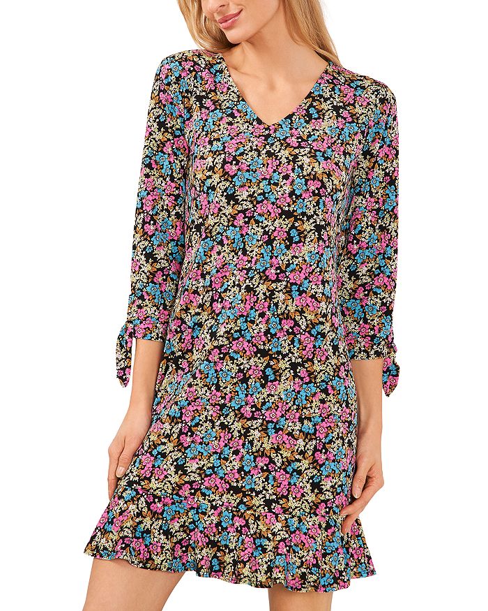 cece bow tie sleeve shift dress
