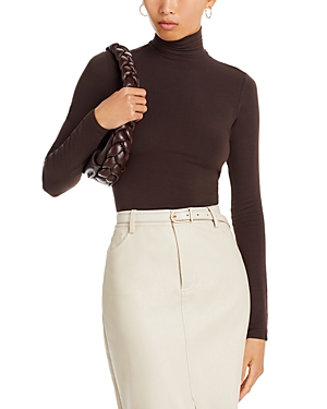 Rag & Bone Luca Turtleneck Top In Brown