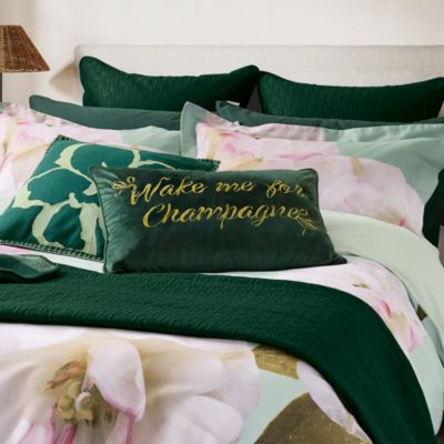 Wake Me For Champagne Decorative Pillow