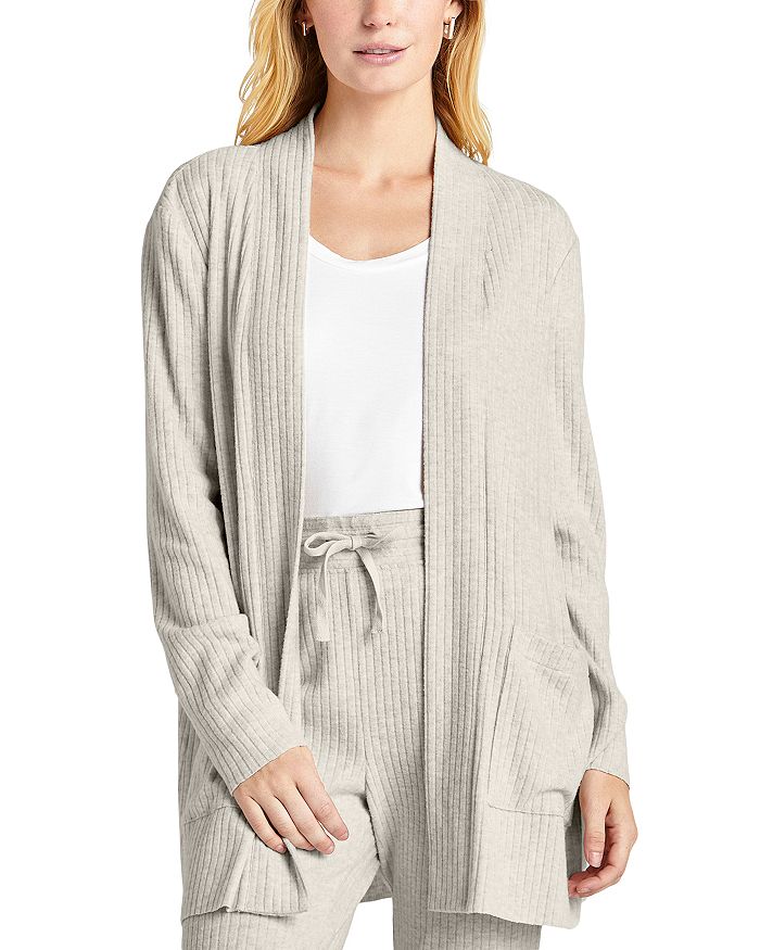 Splendid London Ribbed Open Cardigan | Bloomingdale's