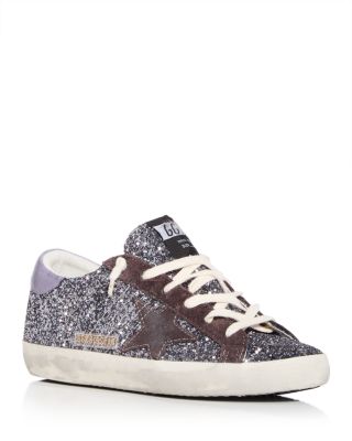 Women's Super-Star Glitter Low Top Sneakers
