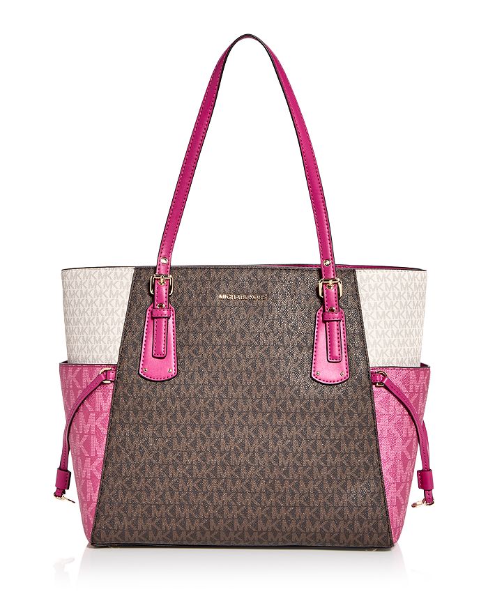 Michael kors voyager east west signature tote outlet