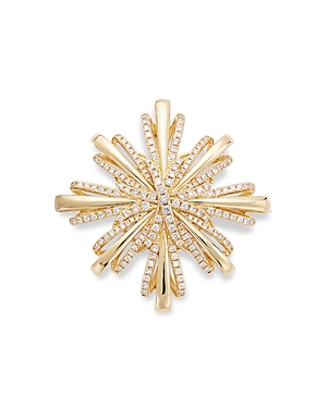 Bloomingdale's Diamond Floral Pin in 14K Yellow Gold, 1.0 ct. t.w.