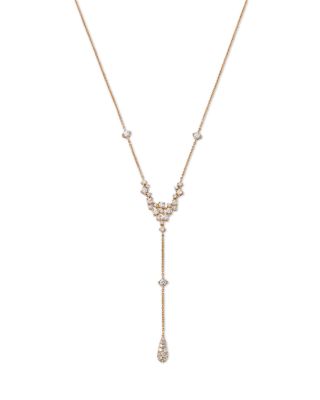 Bloomingdale's Fine Collection - Diamond Scatter Lariat Necklace in 14K Yellow Gold, 1.0 ct. t.w.