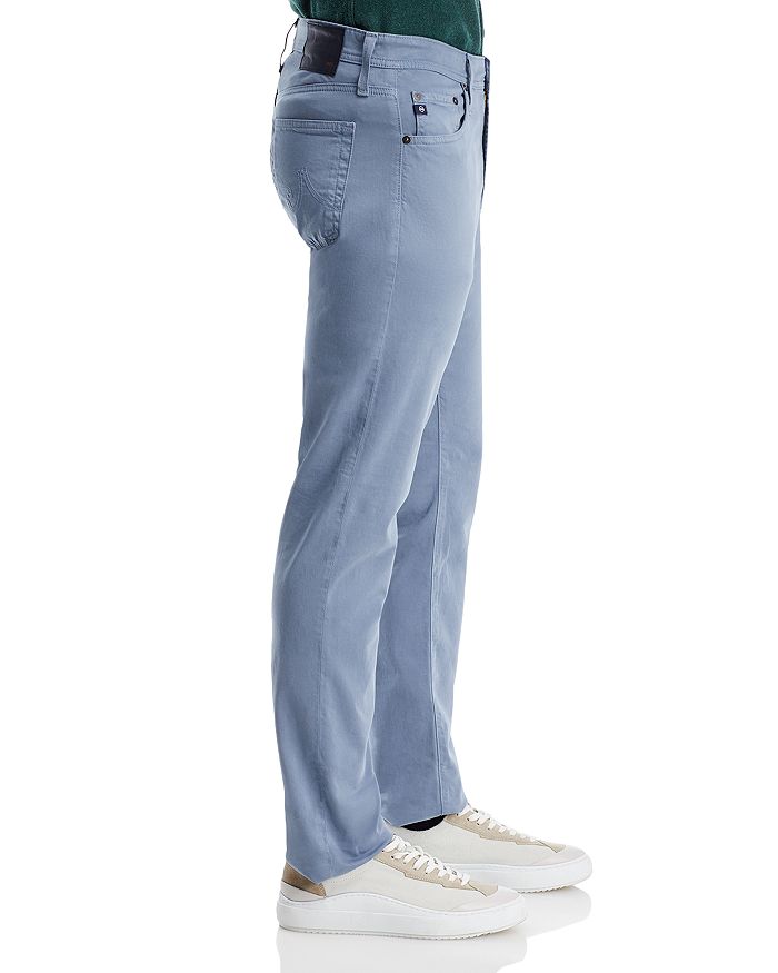 Shop Ag Tellis 34 Slim Fit Twill Pants In Blue Ice