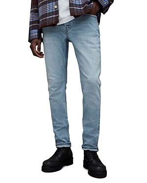 Allsaints Rex Slim Fit Jeans in Light Indigo
