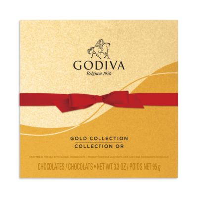 Godiva Holiday Gold Chocolate Assortment Gift Box, 9 Piece