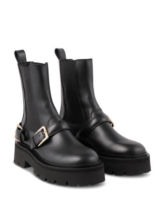 Sandro Women s Helen Buckled Chelsea Booties Bloomingdale s